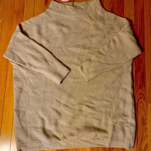 Umgee Sweaters - Super Soft Beige Mock Turtleneck Sweater